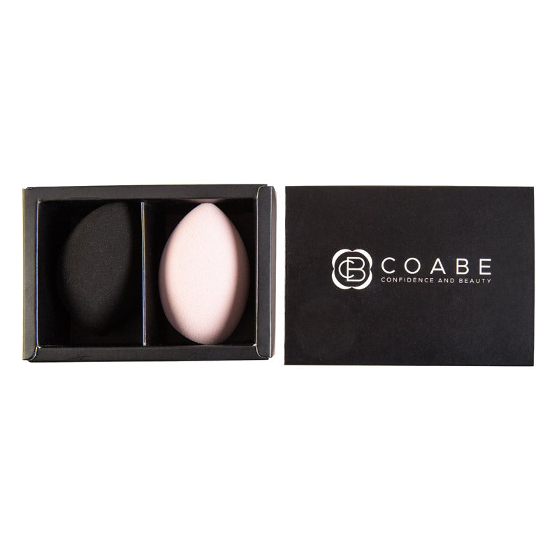 antimicrobial makeup sponges for blending out cream and liquid products, removing excess makeup, reducing makeup build-up in fine lines and wrinkles, and applying highlighting products for a soft natural glow.